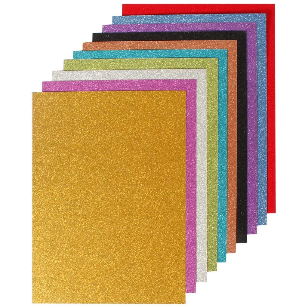 Glitter Paper A-4 Multi Color