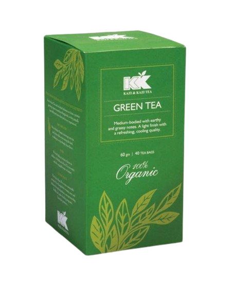 Kazi &amp; Kazi Organic Green Tea 60gm