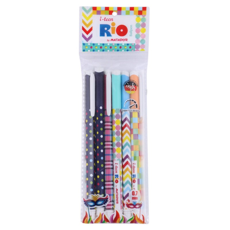 Matador i-teen Rio Pen (6pcs)