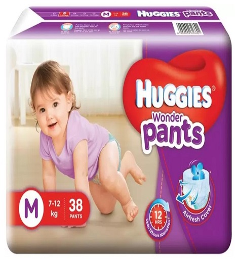 Huggies Wonder Pants M (7-12 kg) 38pcs