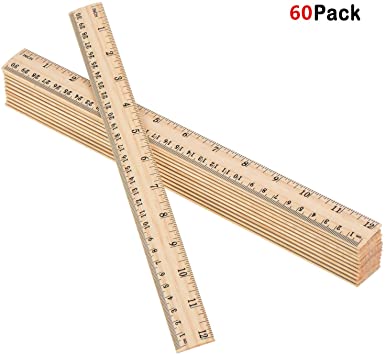 wooden ruler 12 inch