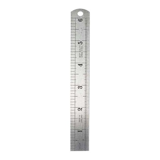 Steel Ruller 6 Inch