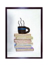 Books & Coffee Wall-Mat