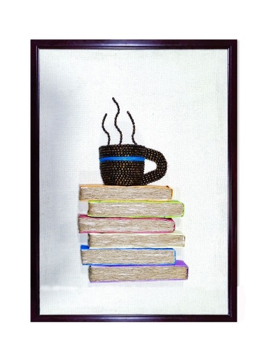 Books &amp; Coffee Wall-Mat