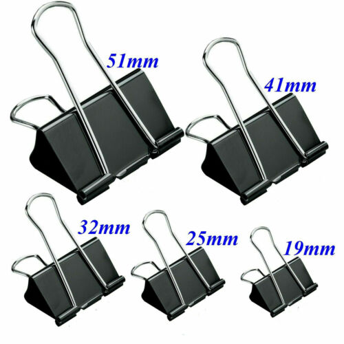 Office Depot Brand Heavy Duty Binder Clips Large 2 Wide 1 Capacity