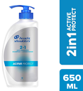 H&S Active Protect Shampoo (650 ML)